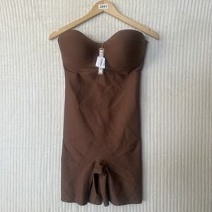 Skims Underwire Body Molded Thong Bodysuit Size XL Jasper NWT $138 No Straps